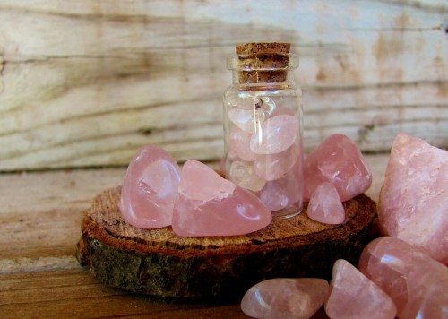 the-painted-snapdragon:Added some new items to the shop! Check em out! Pink Quartz bottle, Autumn cr