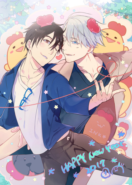 ink-dk:I will send the new year card to my friends. Finally finished.
