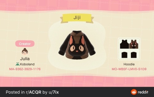 Super cute Jiji hoodie. I found this really cute design on Reddit and got permission from the creato
