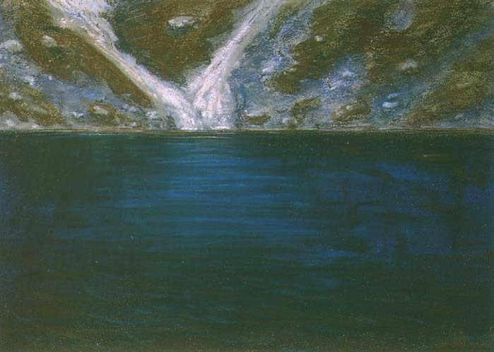 blastedheath:  Leon Wyczółkowski (Polish, 1852-1936), Czarny Staw [Black Lake],