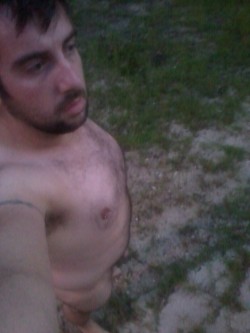 nudemedic86:  Me completely naked outside