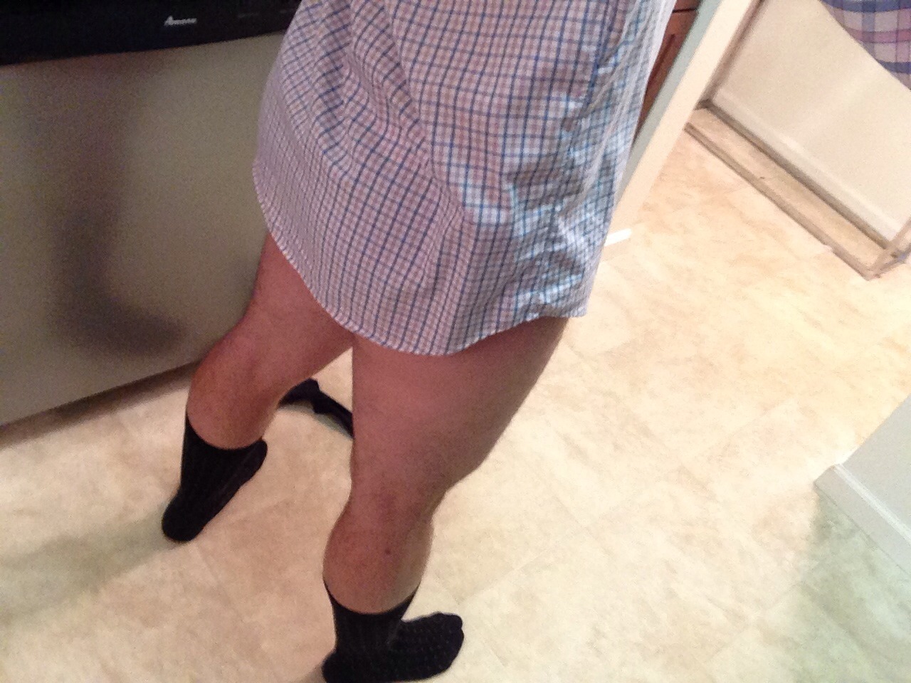 Getting ready to go to work