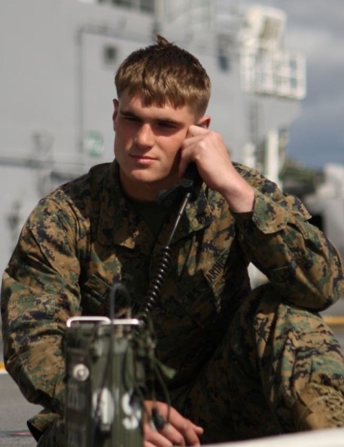 Far from home but when he needs to hear his Owner’s voice a good Marine finds a way to connect