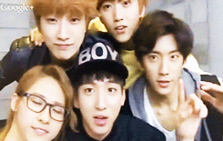 gurupopcom:  How B1A4 Takes A Picture Posted by ♥KrisBANA♥JJY♥ http://www.gurupop.com/post/195541