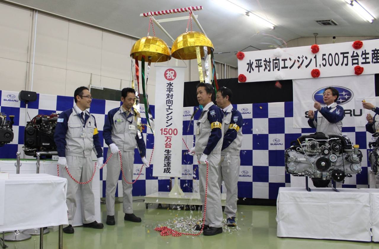 mikurubeamu:Subaru just built their 15 millionth boxer engine