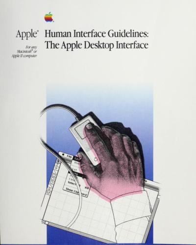 Apple human interface guidelines 1987 :: Reading, Massachusetts :: Apple Computers This book outlines the UX/UI guidelines for how a Macintosh program look and behave. This edition defines the rules for the Apple Desktop Interface on the original...