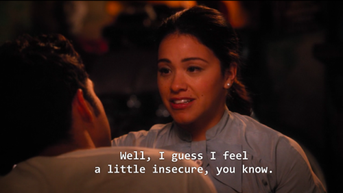 lex-evetta:  newrucas:  geek-scientist:  jane the virgin: portraying a bisexual man in a healthy relationship and slaying biphobes since 2017  It’s really interesting what she says “I can’t give you what a man can.” A lot of gay men avoid relationships