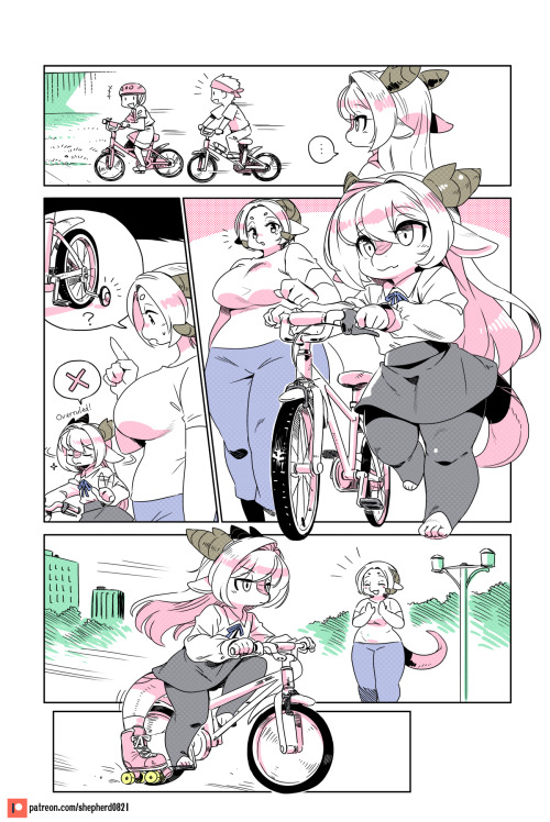 Modern MoGal #118 - Playing for real Only children use auxiliary wheels!   Twitter: twitter.