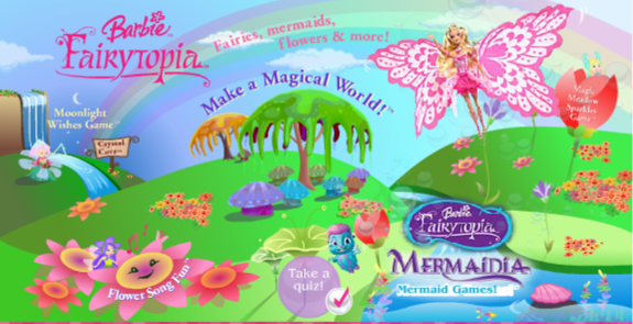 Barbie fairytopia games shop