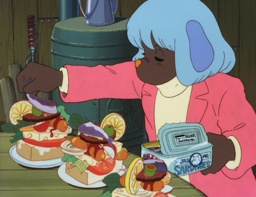 80sanime:  1979-1990 Anime PrimerSherlock Hound: The Blue Ruby/Treasure Under the Sea (1984)The time: the late 19th century. The place: London, Baker Street. And the titular Hound? Why, none other than the world famous detective, Sherlock Holmes… who