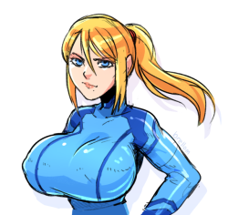 chillguydraws: brellom:  Big Boob Samus is really great, but so is Big Muscle Samus. Did you know you can draw Samus with as big a pair of boobs as you’d like? It has never stopped me.  Good Very Good  &lt; |D’‘‘‘‘‘