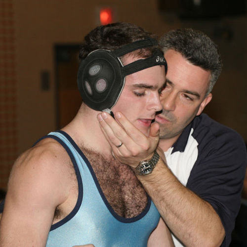 2 men kissing