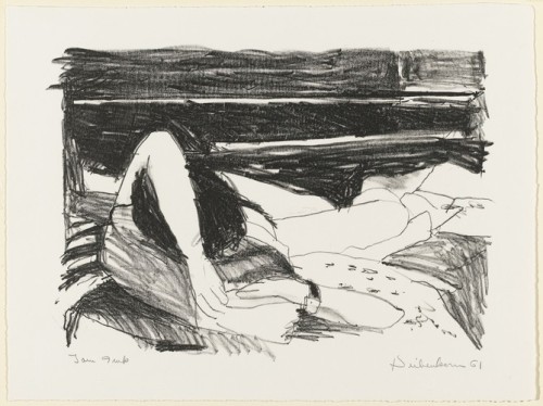 richard-diebenkorn: Untitled, Richard Diebenkorn, (July 25-27) 1961, MoMA: Drawings and PrintsGift o