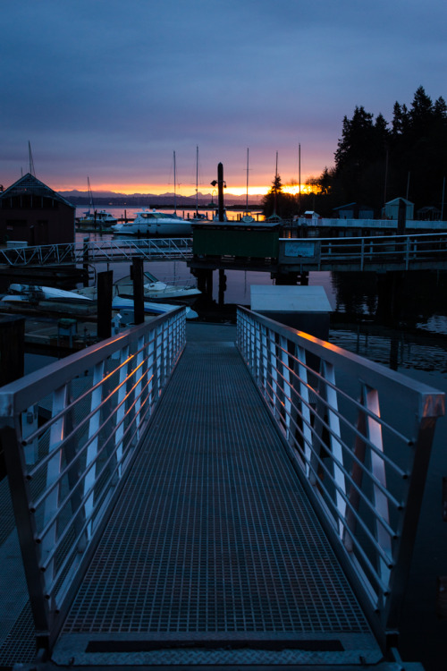 Sunrise at Eagle Harbor Marina