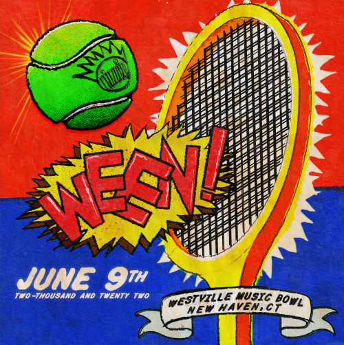 Ween will be at Westville Music Bowl in New Haven, CT on June 9. Presale tickets will be available starting Wed, March 23 at 10am ET: https://ween.shop.ticketstoday.com
Tickets will go on sale Fri, March 25 at 10am ET at ween.com.