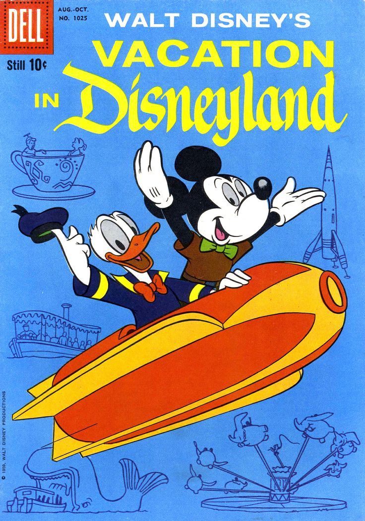 theniftyfifties:  Walt Disney’s Vacation in Disneyland - 1959 comic book 