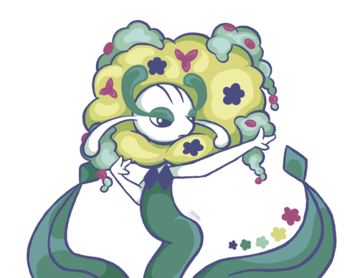 skyeroxy:Florges (Pokemon) in A2(I’m taking requests)(Colour Palette Gallery)