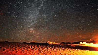 Time-Lapse of the night sky from the Eureka Dunes in Death Valley National Park.
Video Credit:Gavin Heffernan
