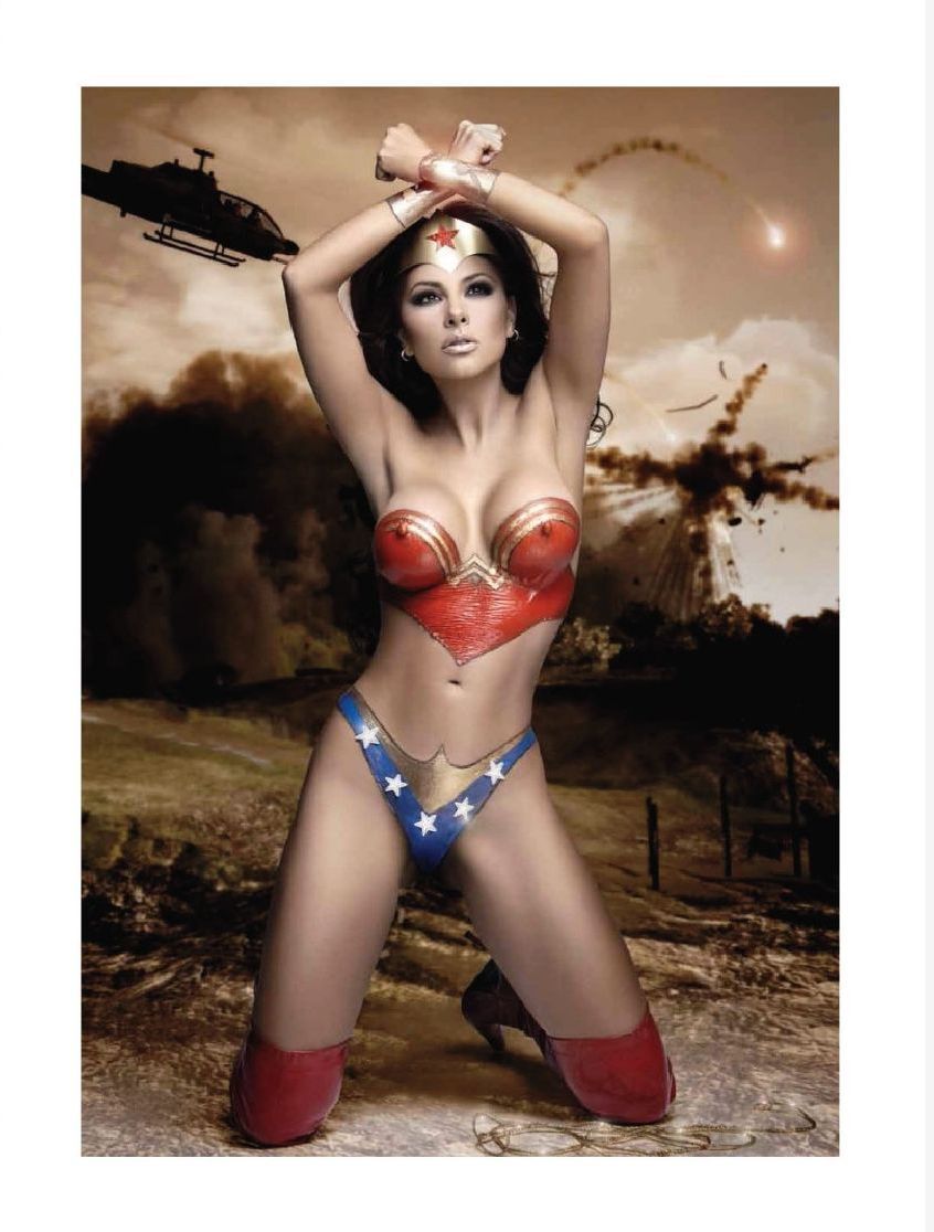 babes-palace:  - Gaby Ramirez -  Wonder Woman - Playboy Mexico 