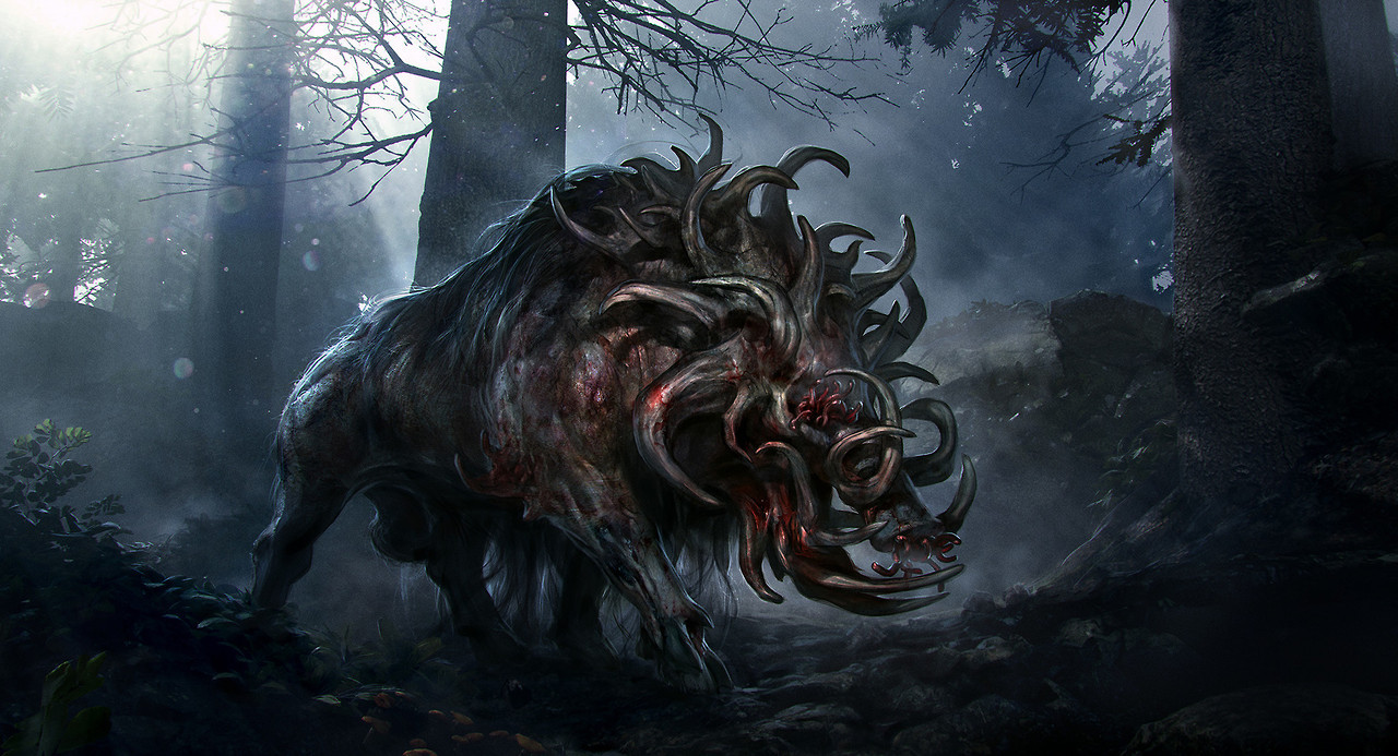 morbidfantasy21:CRYPTANT video game - ‘Hogzilla’ Design by Johannes Mücke  