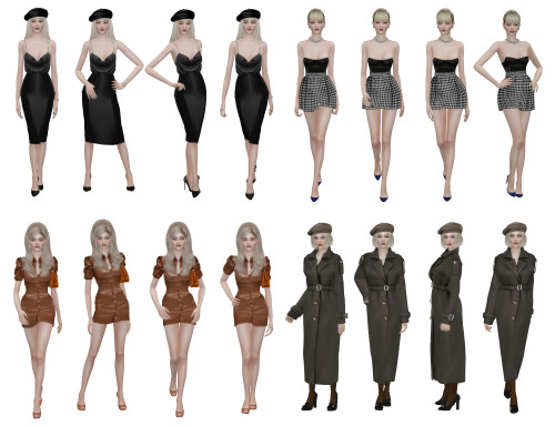  posepack: 90’s runway- 16 individual poses and combined animation- you need  Andrew’s p