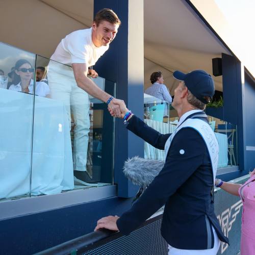 Longinesglobalchampionstour: Welcome To Our World @maxverstappen1 😃🐎