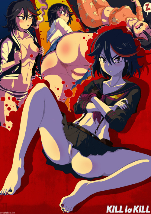 therealshadman:  Ryuko Matoi splash page from Kill La Kill See my full Kill La Kill set at Shadbase   babe~ <3 <3 <3