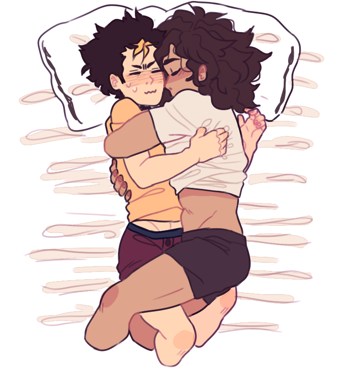 katamagi:  noya likes to cuddle ppl til he falls asleep, but asahi is an aggressive