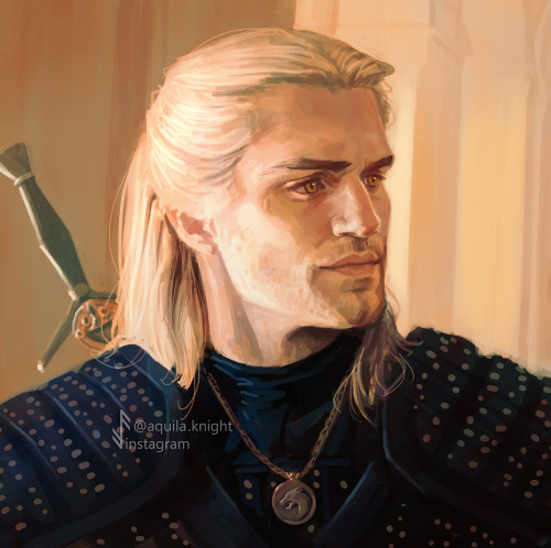Little painting study of the evening, Geralt of course Reference