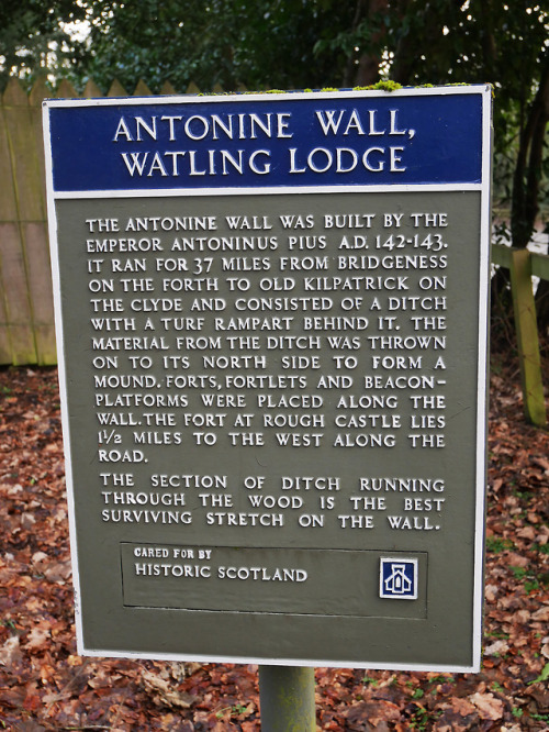 Antonine Wall, Watling Lodge Section, Falkirk, Scotland, 10.2.18.I’m drawn to the site of the Antoni