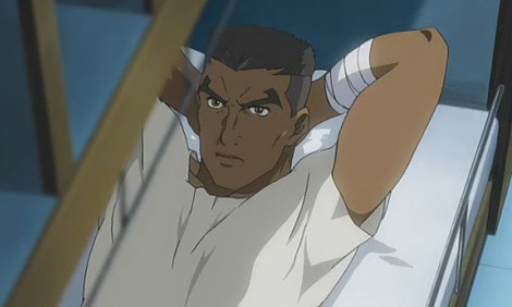 beautiesofafrique:    Black male Anime characters    1. Bob Makihara from Tenjou Tenge 2. Abengane from Hunter X Hunter 3. Captain Tousen from Bleach 4. kyosuke Takakura from Nana 5. Darui from Naruto 6. Afro Samurai from Afro Samurai 7. Kirikou Rung