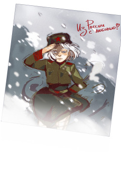 baka-liprikon:  *From Russia with love!I saw a synopsis of a new series … and just … I MAKE A BET THAT HER NAME IS NATASHA her name is Vera and and in Russian it means “belief” some silly fact for youVery quick sketch because I’m Russian, she’s