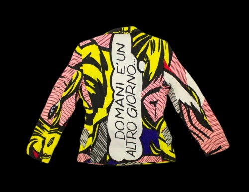 aboyscloset:Moschino Lichtenstein blazer avaible on aboyscloset.com