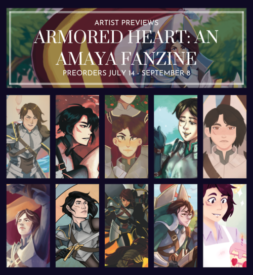 PREORDERS ARE OPEN FOR ARMORED HEART: AN AMAYA FANZINE!Armored Heart: an Amaya Fanzine is a SFW fanz