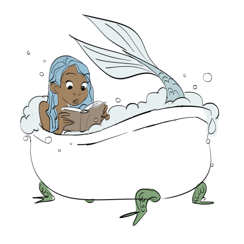 Here are some things people have told me to draw, mermaid edition! @cjbolan : Halle Bailey as A