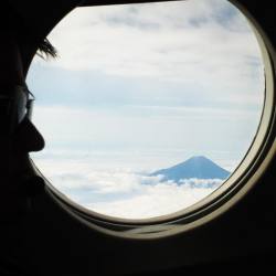 Beauty from the sky. #MtFuji #StayHigherThanTheClouds