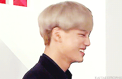 kaitaestrophe:  29/100 gifs of my perfect namja Kai [his precious eye smile ;u;~]           
