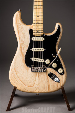 thedailygit:  Fender American Standard Stratocaster, Natural Oil Ashsee more guitars at Lauzon Music, www.lauzonmusic.comall photography by Scott McGuigan, www.scottography.com#311