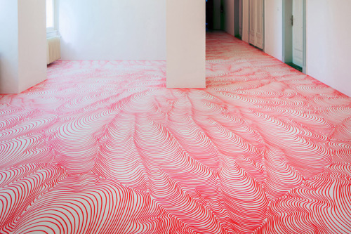 adrifts:Permanent marker installation by Heike Weber.