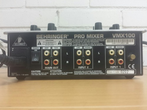 Behringer VMX-100 Professional DJ Scratch Mixer, 2004