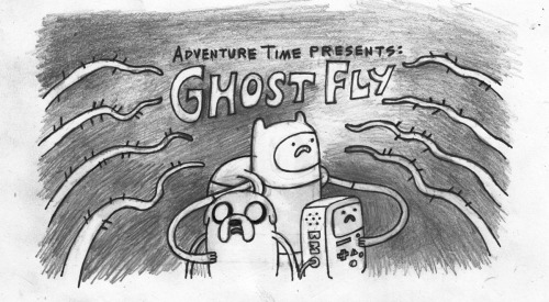 Ghost Fly title card concepts by storyboard artist Graham Falk