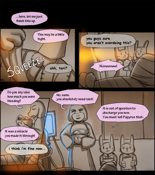 Undertale IF : Chapter 3. Motive - 6 (1) FirstPreviousNext Buy Me Coffee? <3 ——heya !
