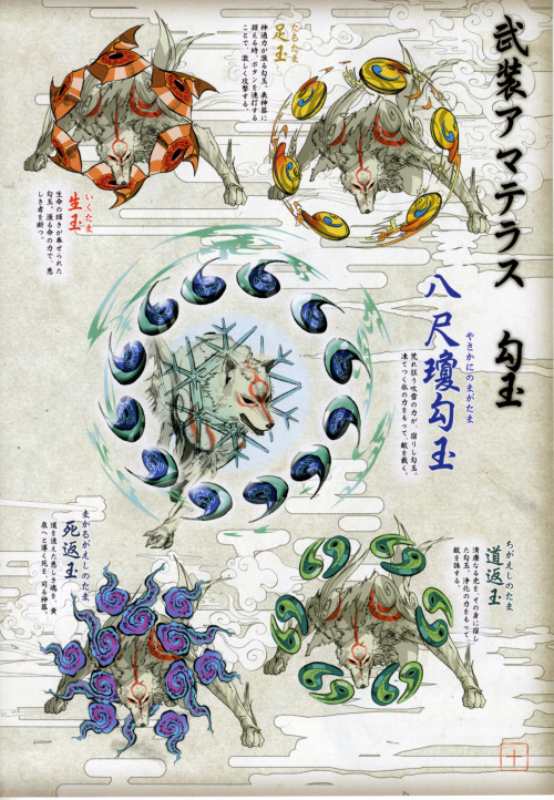 an-extra-life:Every weapon from Clover Studios’ Okami.The Reflectors: Divine Retribution,