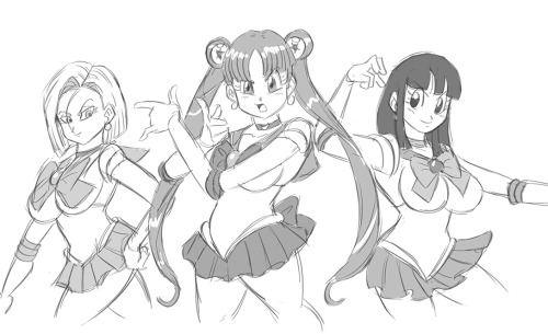   demonforni asked funsexydragonball: Oh so you are a fan of dragonmoon x eh? Any Chichi and company in sailor uniforms art that you would like to share with the class? LOL  I should’ve mentioned that I wasn’t a fan of Dragon Moon X, but it