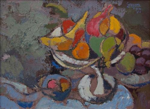 Still life with fruit, 1979, Gregoire Boonzaier