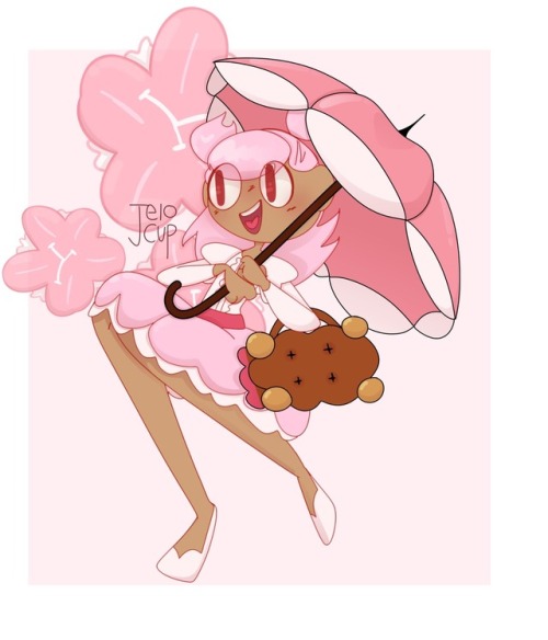 Cherry Blossom Cookie From Cookie Wars And Cookie Run! Ill Make Another Post Linking The Speed Paint
