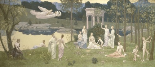 The Sacred Grove, Beloved of the Arts and the Muses, 1884/89Pierre Cécile Puvis de ChavannesFrench, 