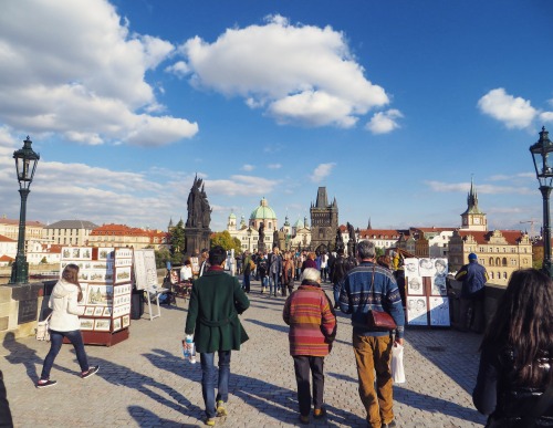 Prague | Czech RepublicCrossing Charles Bridge, Praha Life!!!