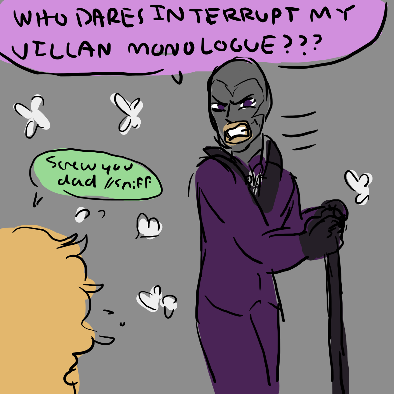 frogopera:  a little extra comic to go along with adrien’s adventures as the ironic