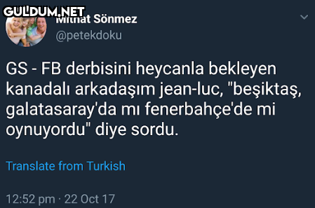 Mithat Sönmez @petekdoku...